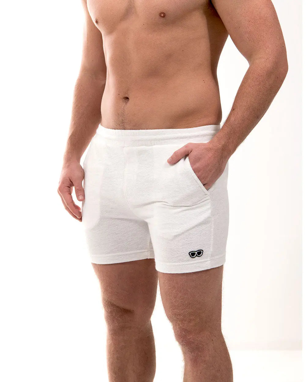 TERRY SHORT WHITE (TSB001)