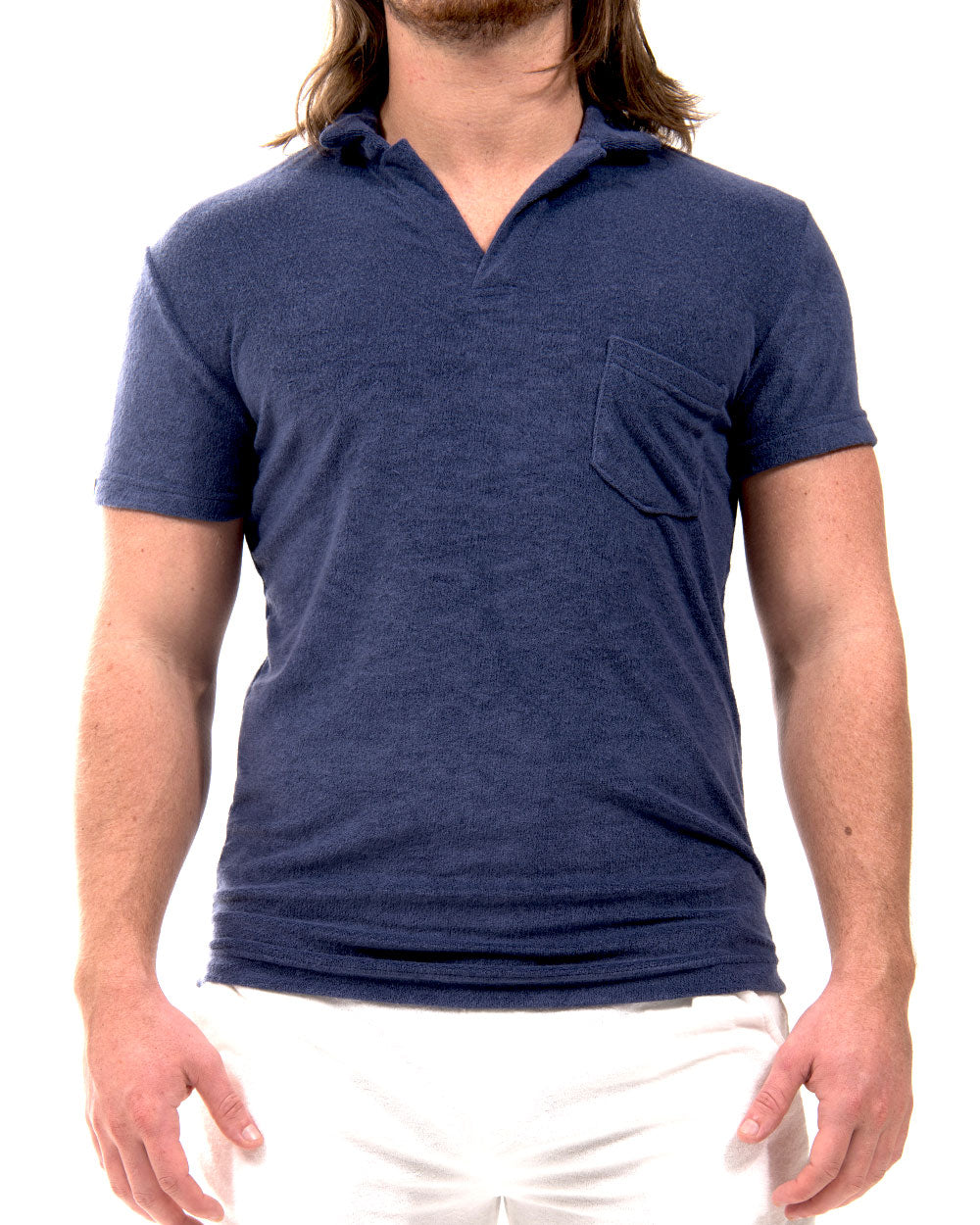 TERRY POLO NAVY (TTB002)