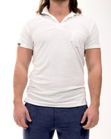 TERRY POLO WHITE (TTB001)